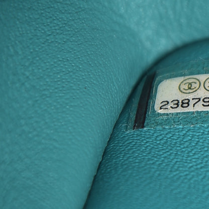 Chanel Caviar Quilted Mini Rectangular Flap Turquoise 7 of 7
