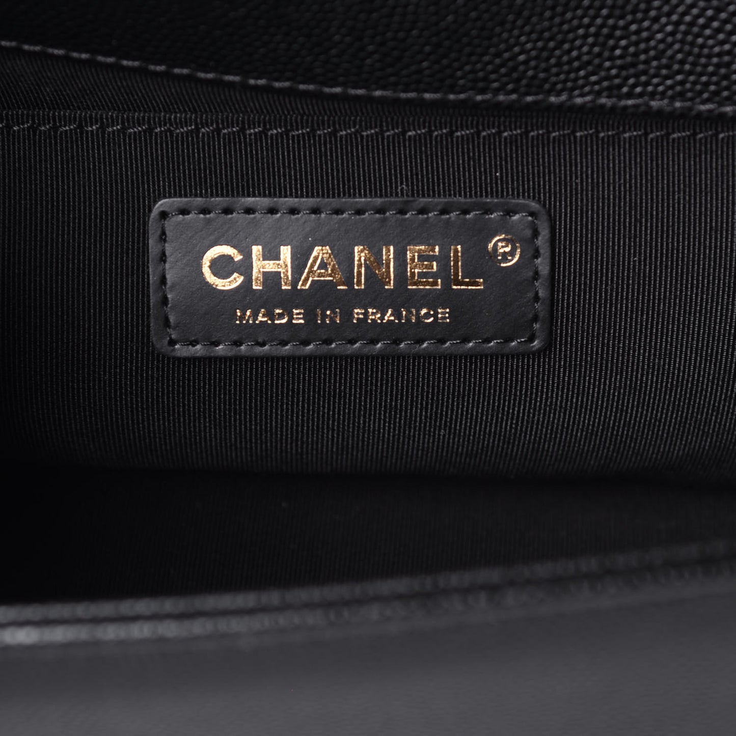 Caviar Quilted Medium Boy Flap Black