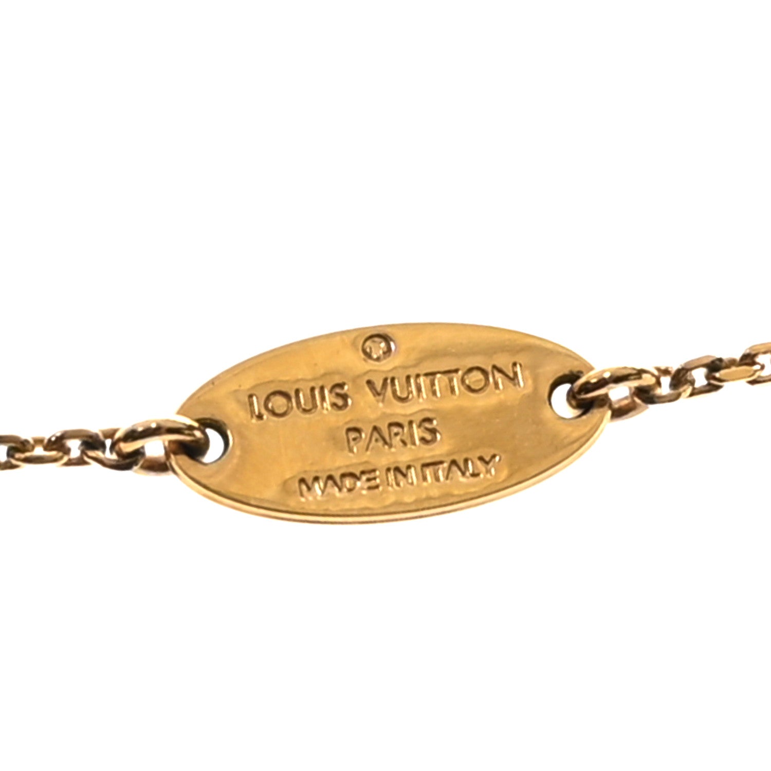 Louis Vuitton Metal LV And Me Letter X Necklace Gold 5 of 5