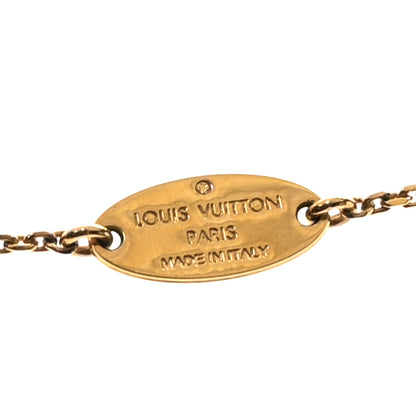 Louis Vuitton Metal LV And Me Letter X Necklace Gold 5 of 5