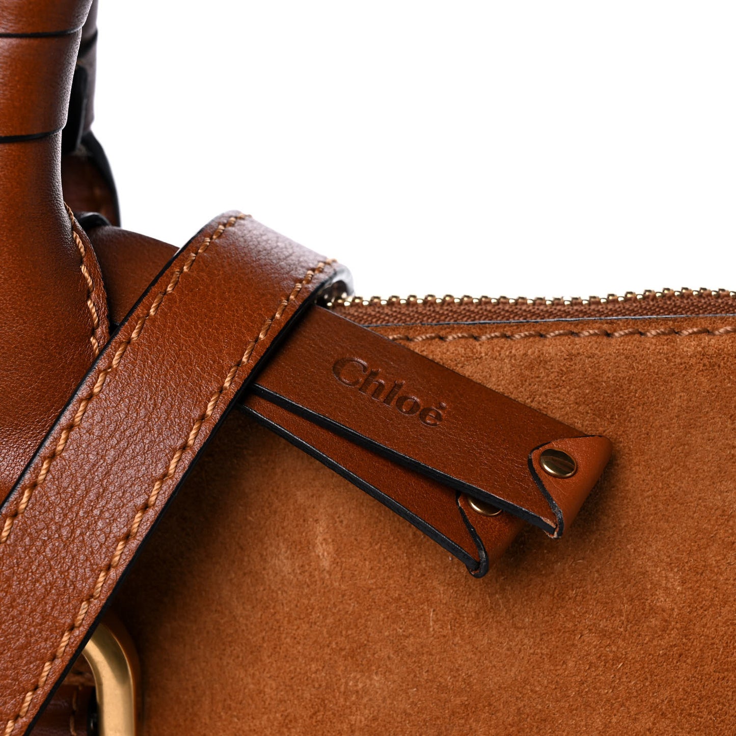 Suede Calfskin Braided Medium Marcie Satchel Caramel