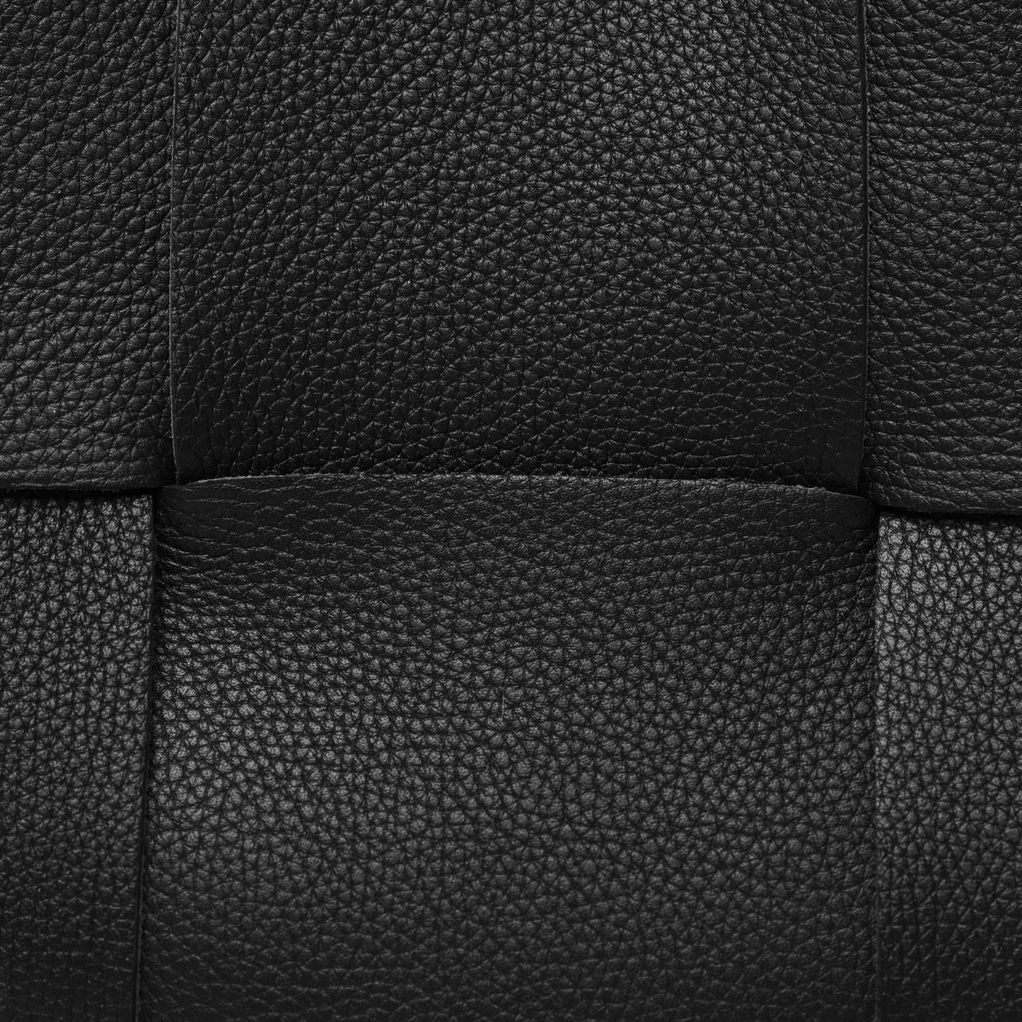 Grained Calfskin Maxi Intrecciato Mini Arco Tote Black