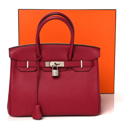 Hermes Togo Birkin 30 Rubis 38 of 38