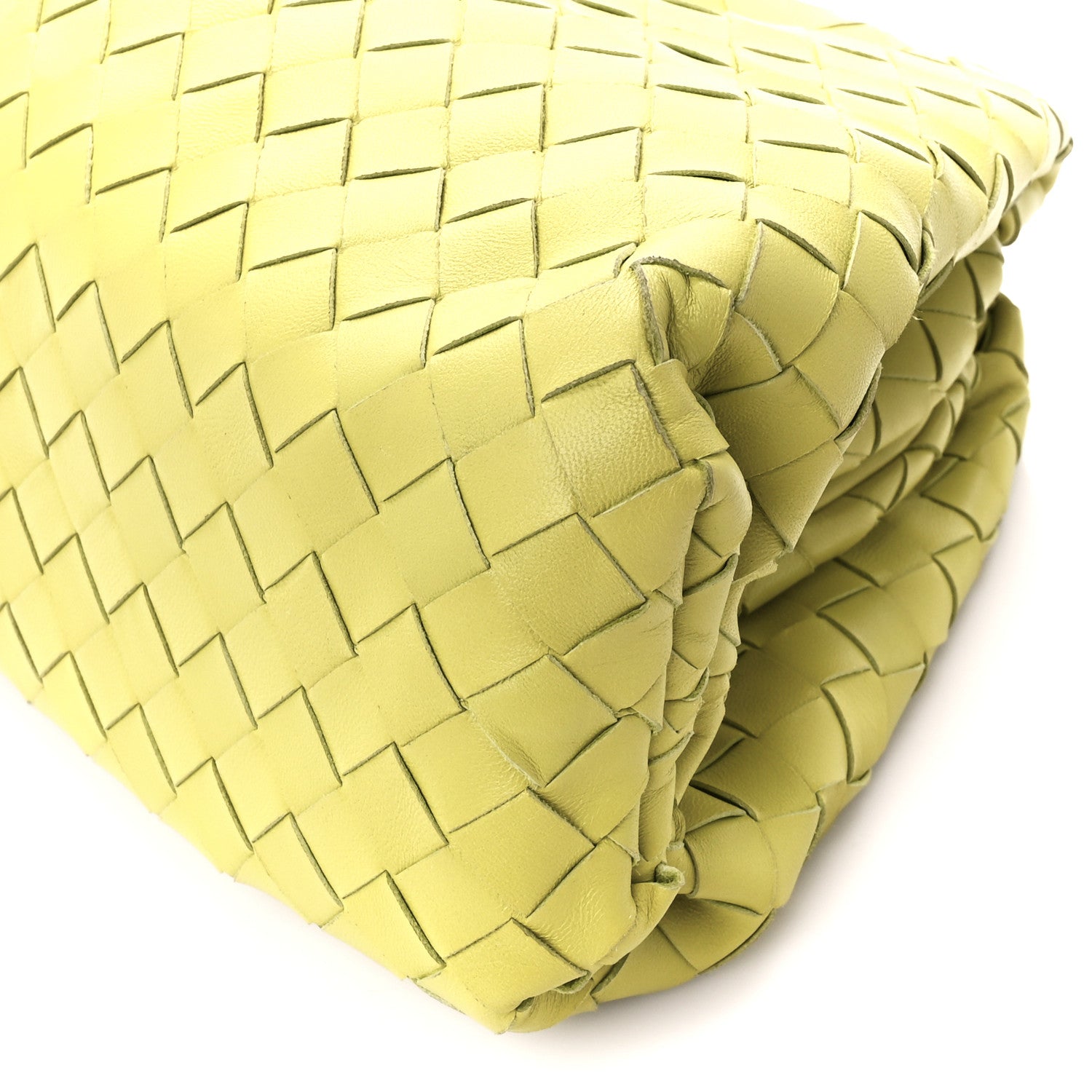 Bottega Veneta Nappa Maxi Intrecciato The Pouch Oversized Clutch Seagrass 11 of 11