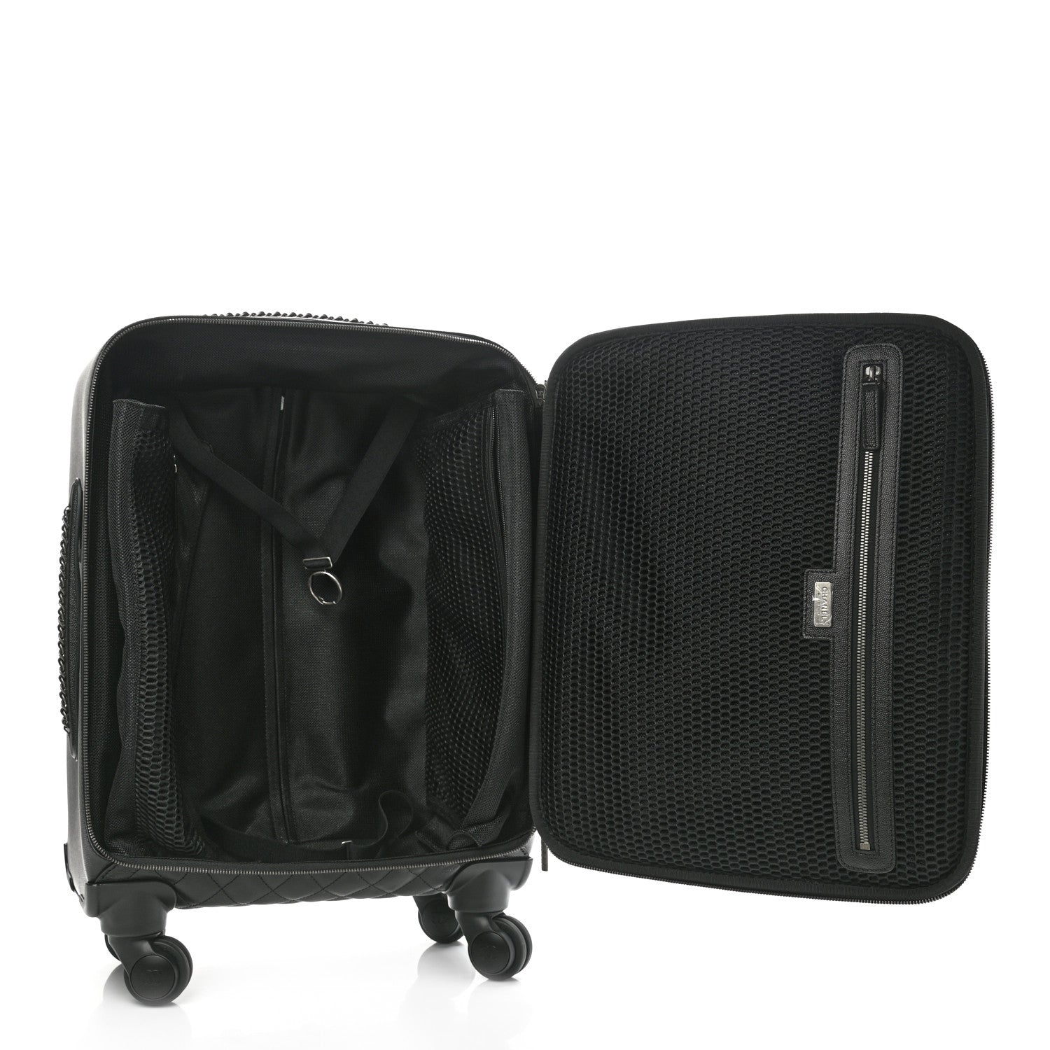 Chanel Calfskin Quilted Coco Case Trolley Black 5 of 9