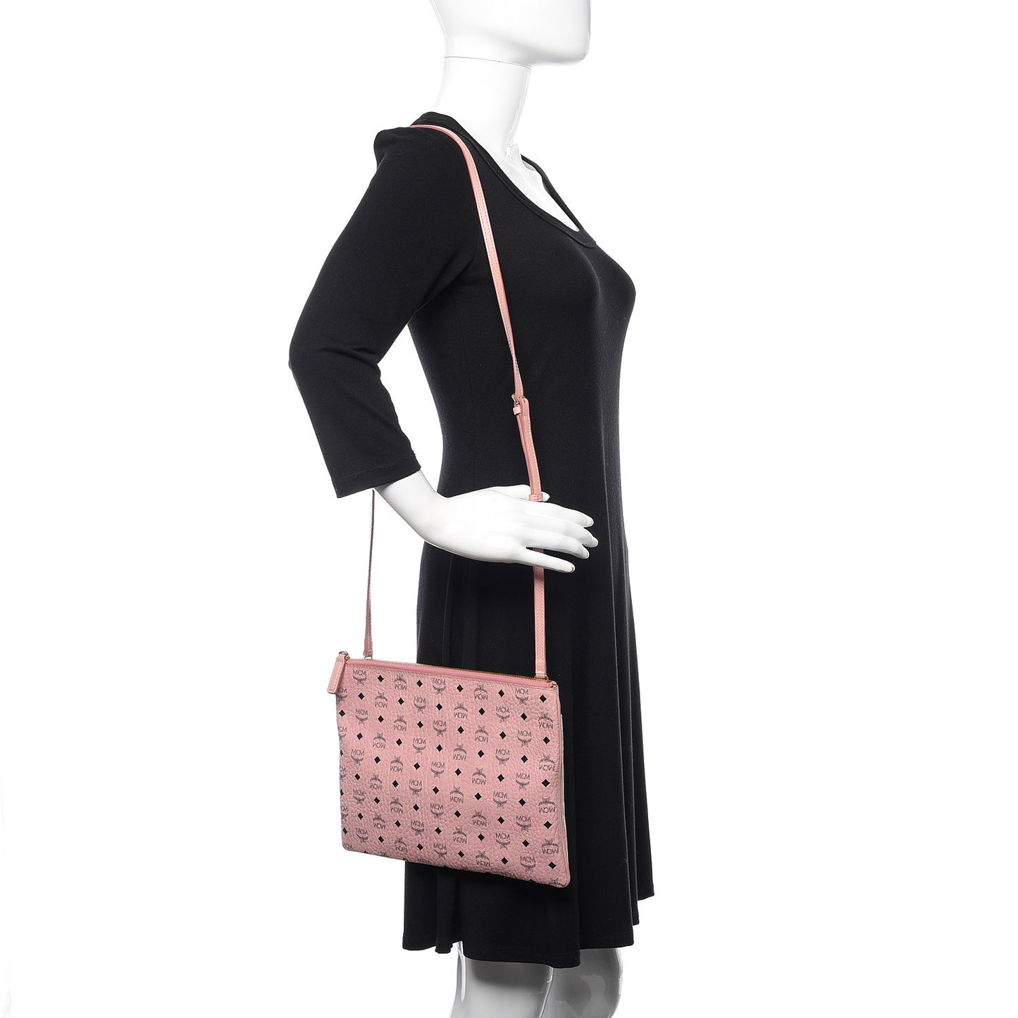 Visetos Medium Crossbody Pouch Soft Pink