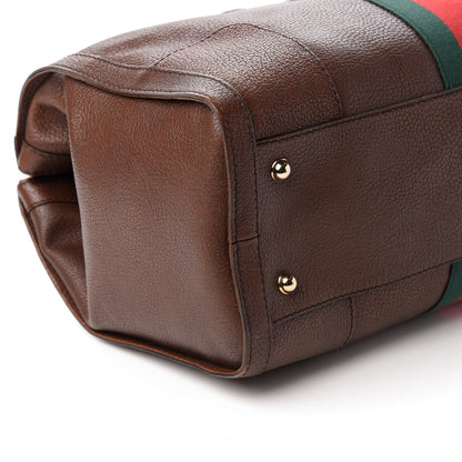 Gucci Calfskin Medium Web Seventies Boston Brown 6 of 10