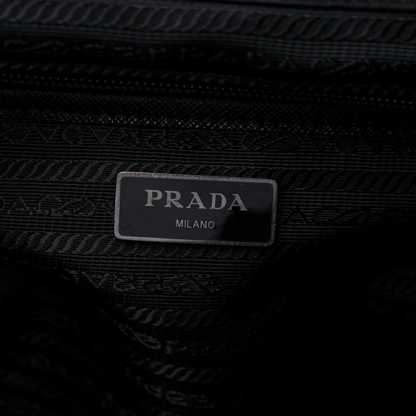 Nylon New Vela Studded Backpack Black