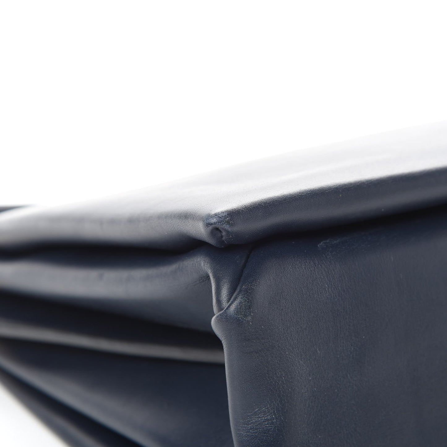 Calfskin Blade Flap Navy