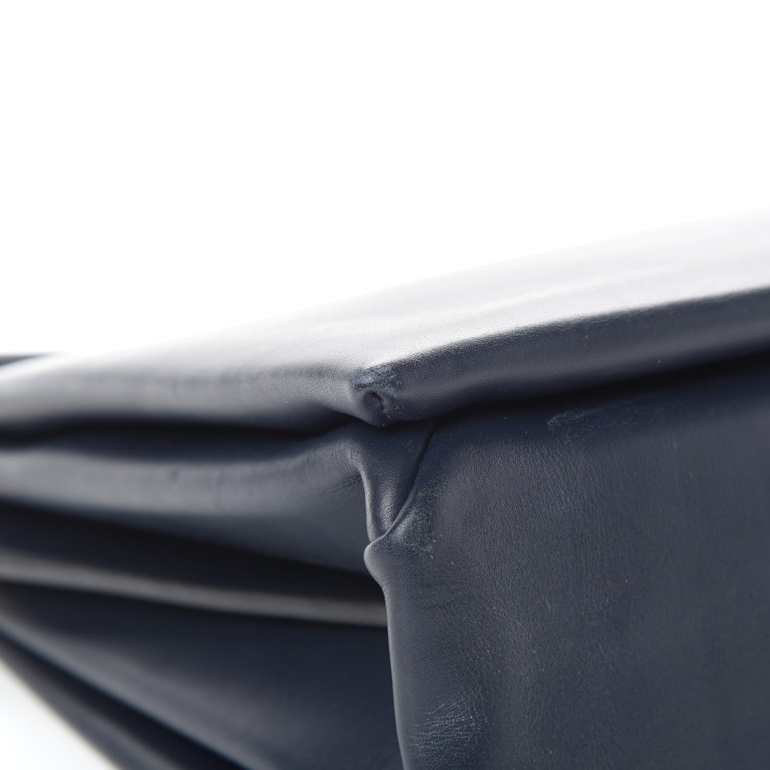 Celine Calfskin Blade Flap Navy 12 of 17