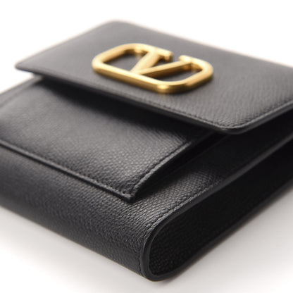 Valentino Garavani Calfskin VLogo Crossbody Bag Black 7 of 10