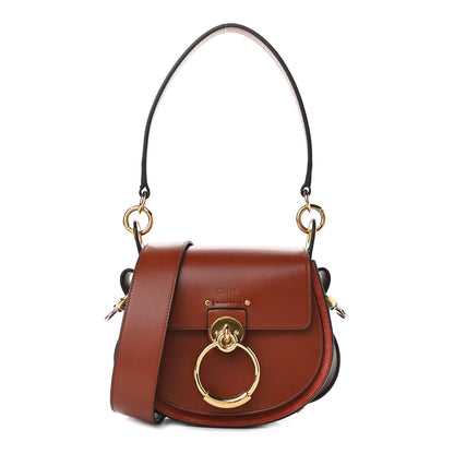 Chloe Calfskin Small Tess Bag Sepia Brown 1 of 9