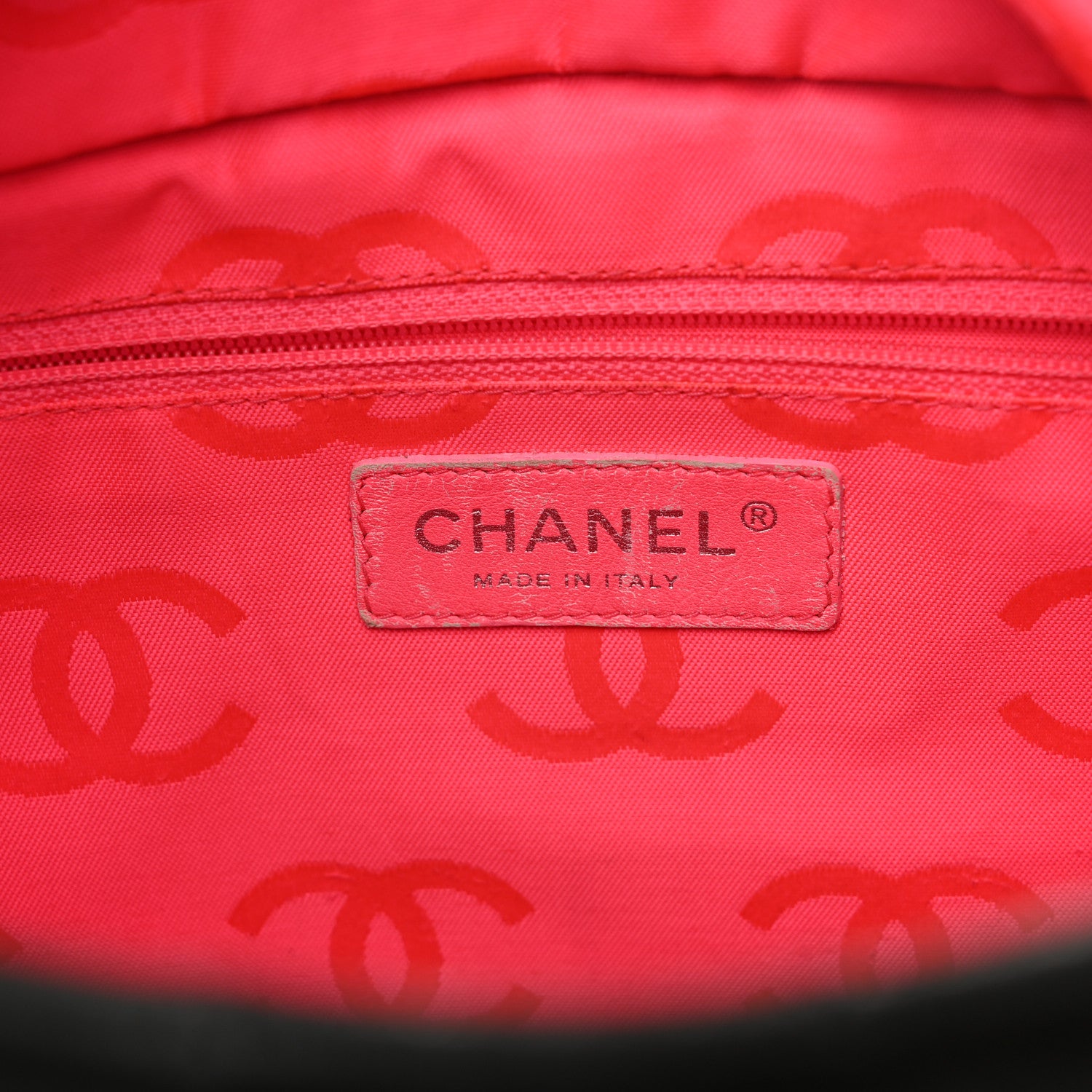 Chanel Calfskin Quilted Large Cambon Tote Black White 5 of 12