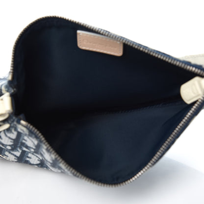Christian Dior Monogram Mini Saddle Pochette Navy 5 of 11