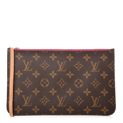 Louis Vuitton Monogram Neverfull MM GM Pochette Pivoine 1 of 9
