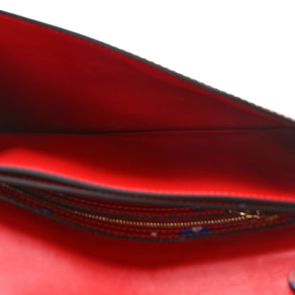 Valentino Garavani Nappa Enchanted Wonderland Rockstud Wristlet Clutch Red 6 of 9