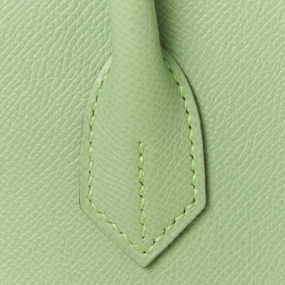 Hermes Epsom Sellier Birkin 30 Vert Criquet 10 of 32
