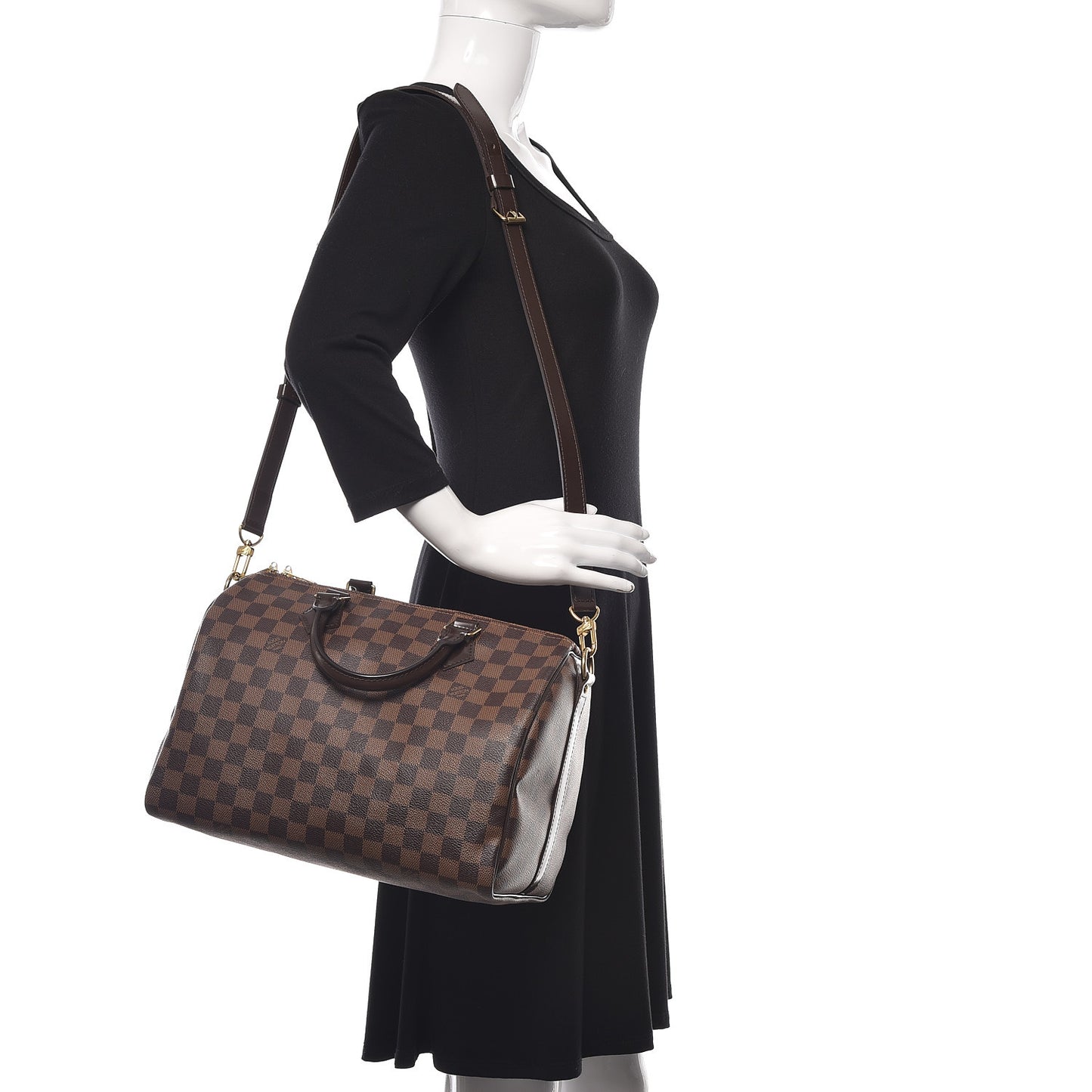 Damier Ebene Speedy Bandouliere 30