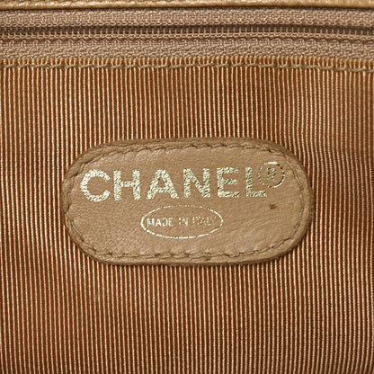 Chanel Caviar Turnlock Tote Beige 6 of 12
