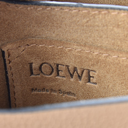 Loewe Grained Calfskin Small Gate Crossbody Bag Mocca Black 6 of 9