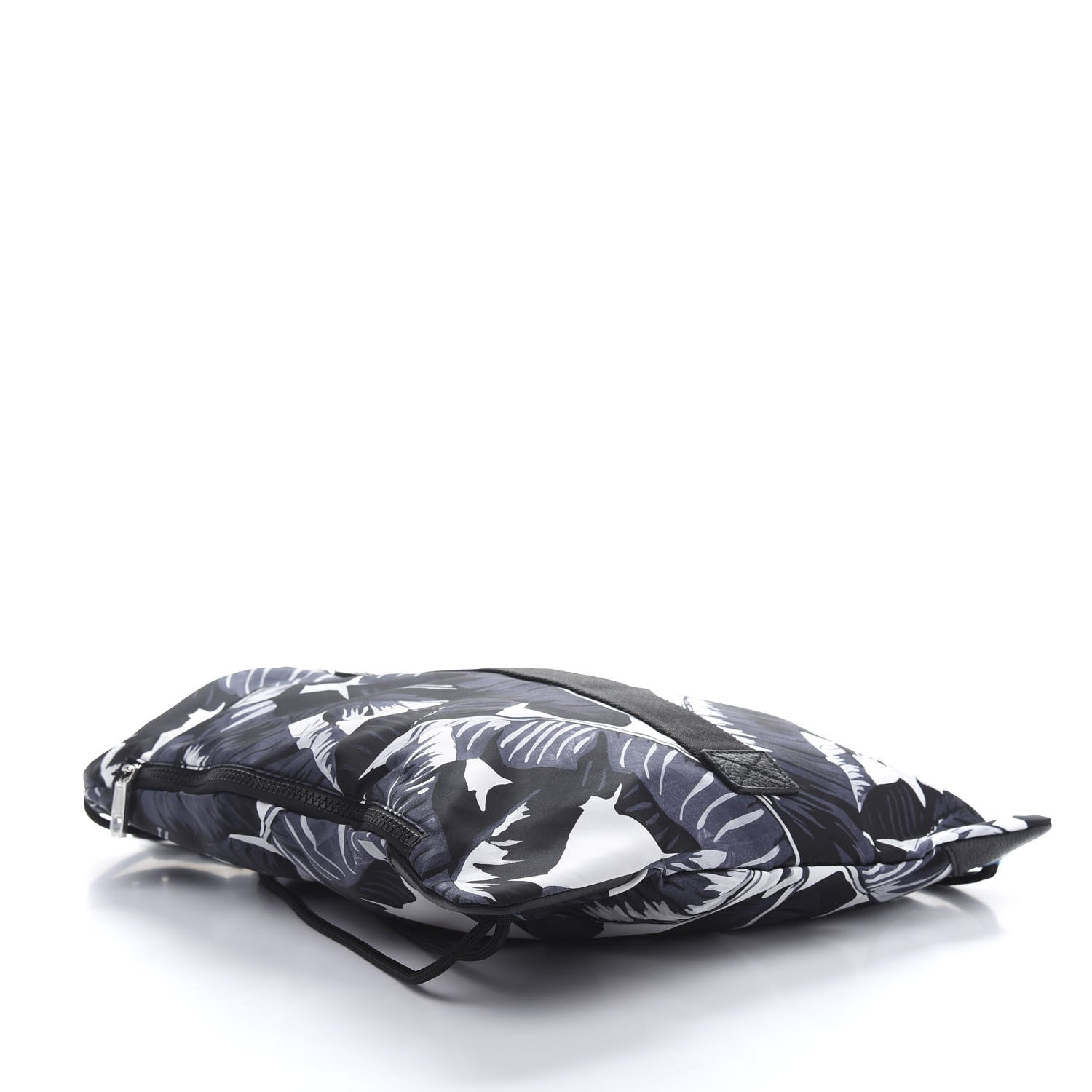 Dolce & Gabbana Nylon Printed Drawstring Backpack Black 3 of 9