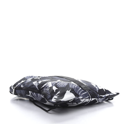 Dolce & Gabbana Nylon Printed Drawstring Backpack Black 3 of 9