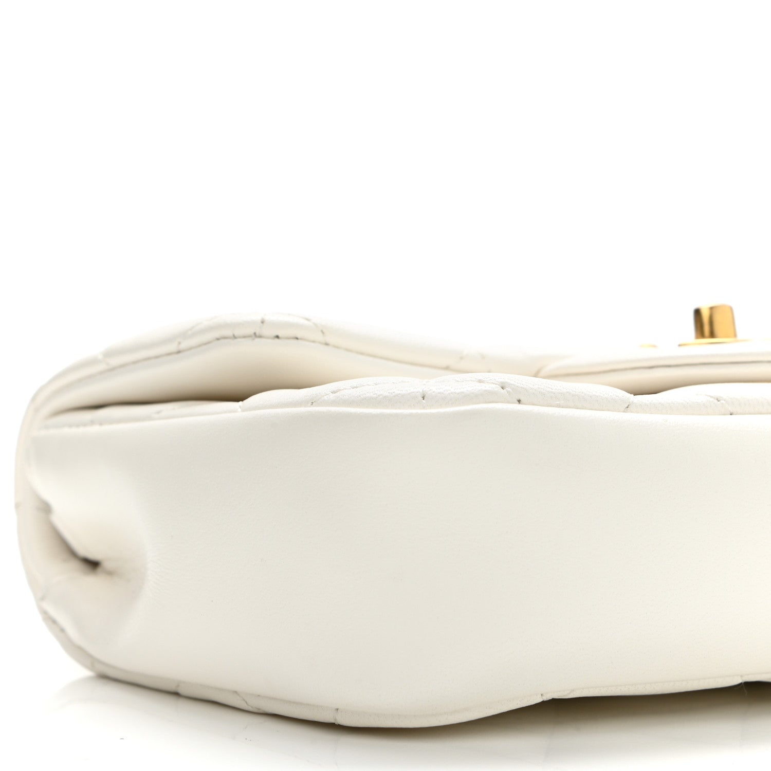 Chanel Lambskin Quilted Mini Heart Charms Flap White 9 of 13