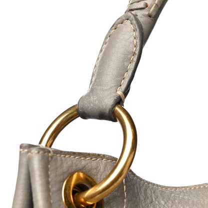 Prada Vitello Daino Shoulder Bag Argilla 22 of 29