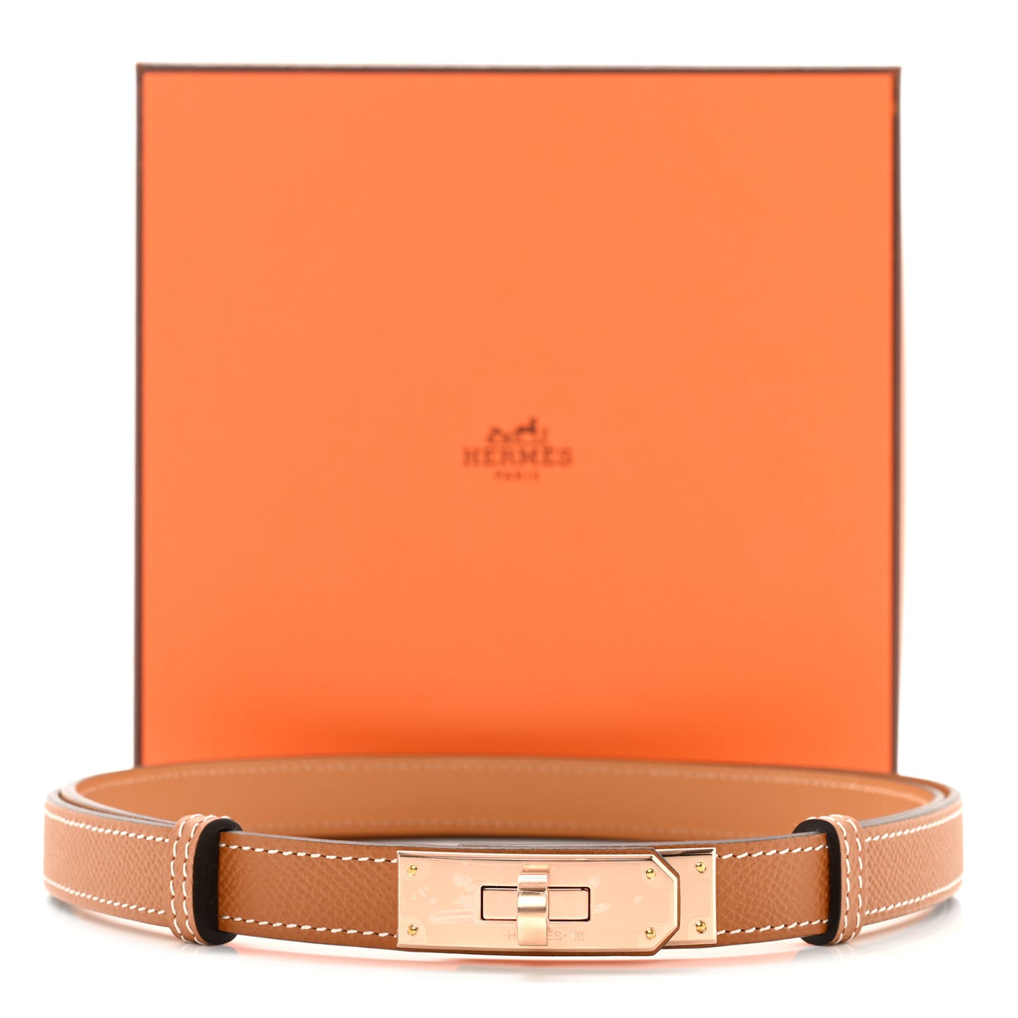 Epsom Kelly Belt Gold