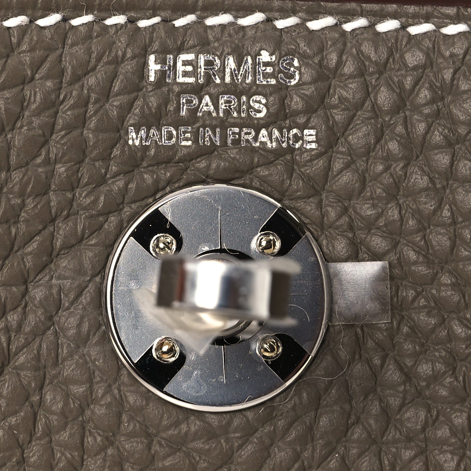 Hermes Taurillon Clemence Mini Lindy 20 Etoupe 6 of 14