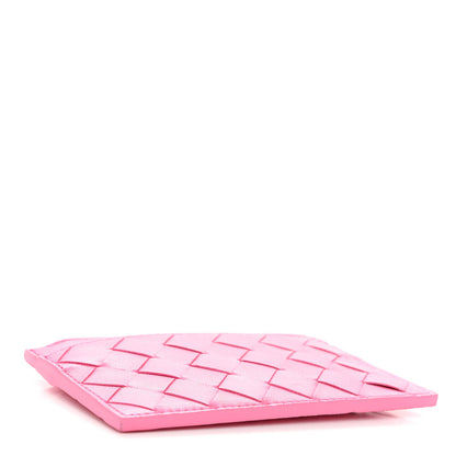 Bottega Veneta Nappa Intrecciato Zip Card Case Pink 4 of 6