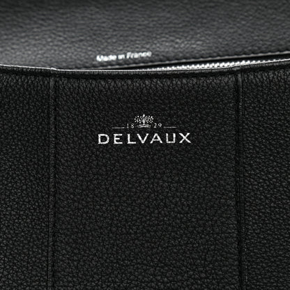 Delvaux Grained Calfskin GM Brillant Satchel Black 6 of 15