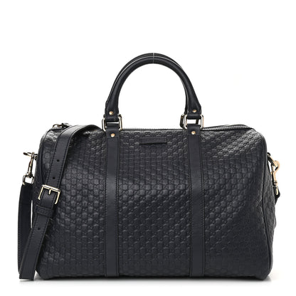 Gucci Microguccissima Medium Boston Navy 1 of 13