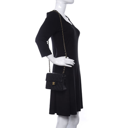 Chanel Lambskin Quilted Mini Square Flap Black 2 of 11