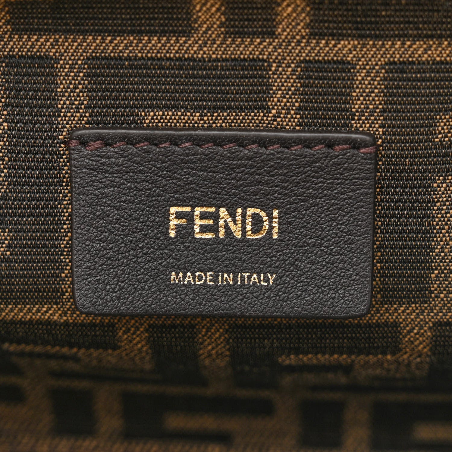 Fendi Shiny Nappa Small Fendi First Caramello 6 of 11