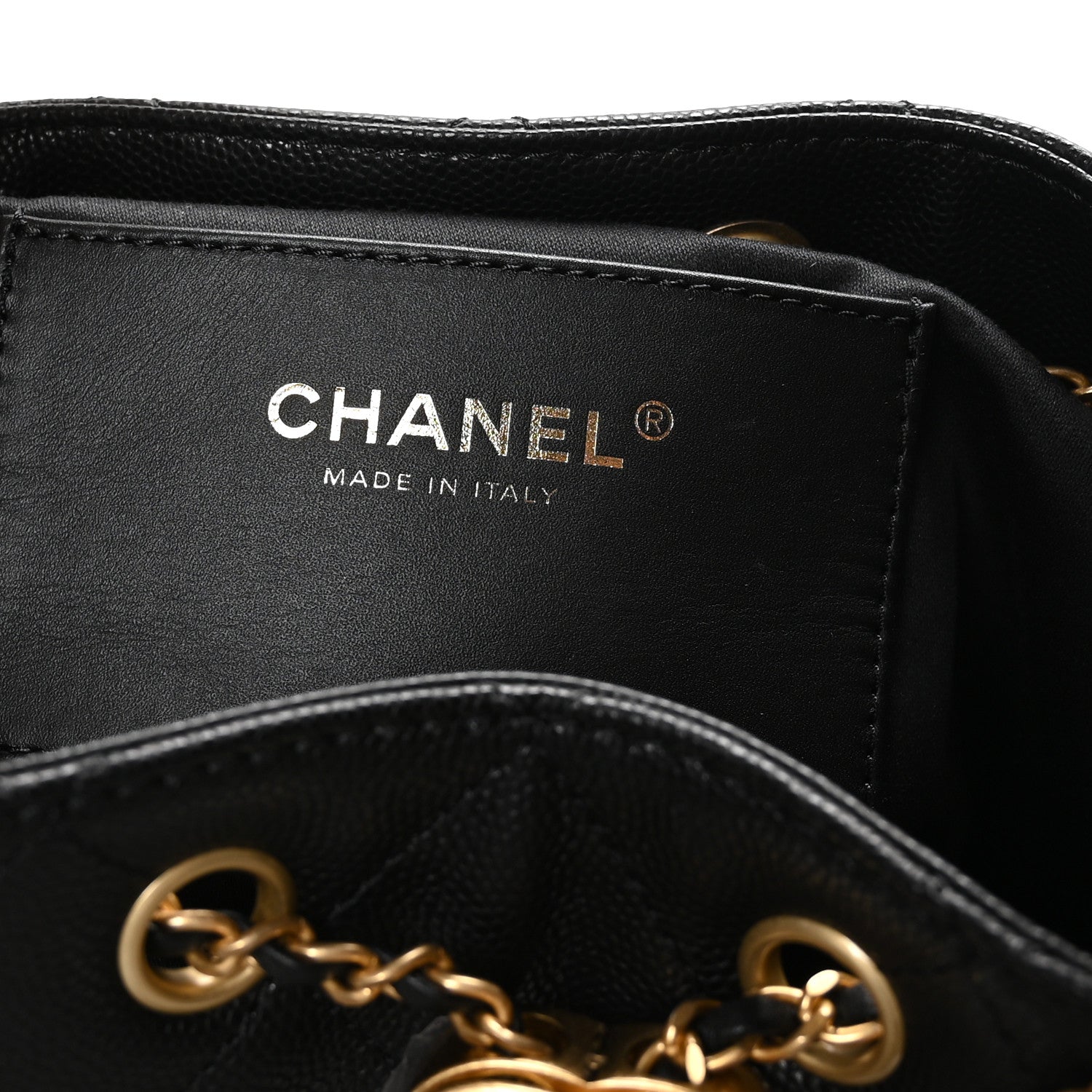 Chanel Caviar Quilted Small Chanel 25 Handbag Black 6 of 11