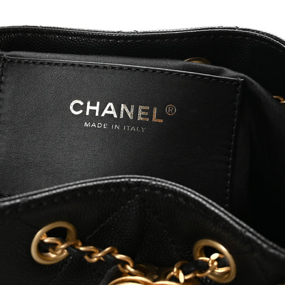 Chanel Caviar Quilted Small Chanel 25 Handbag Black 6 of 11