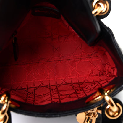 Christian Dior Lambskin Cannage Mini Lady Dior Black 4 of 4