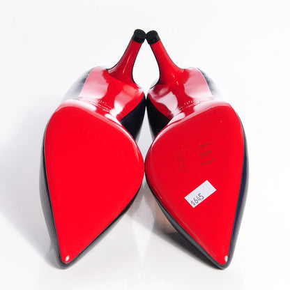 Christian Louboutin Kid Apostrophy 70 Pumps 36 Eclipse 6 of 6
