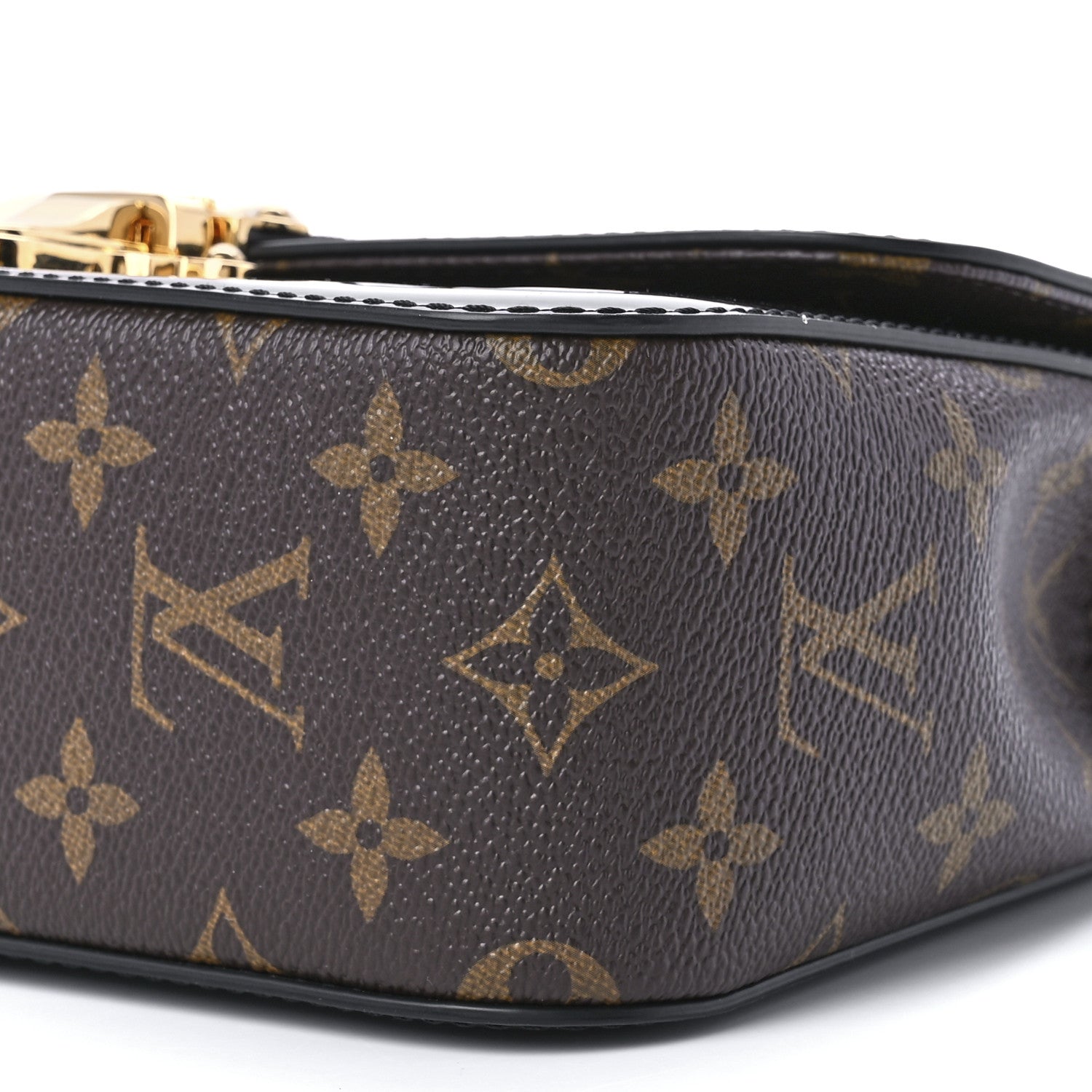 Louis Vuitton Patent Calfskin Monogram Cherrywood BB Black 8 of 8