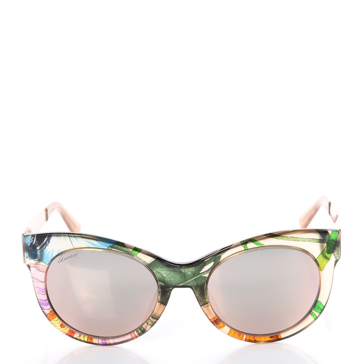 Cat Eye Floral Print Sunglasses GG 3740/S Multicolor
