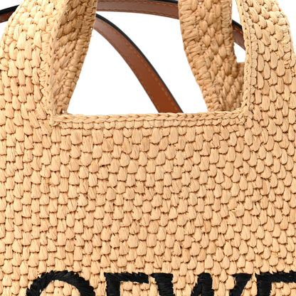 Loewe Raffia Paula's Ibiza Small Font Tote Natural Tan 7 of 9
