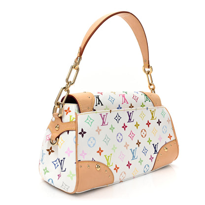 Louis Vuitton Monogram Multicolor Beverly MM White 3 of 12
