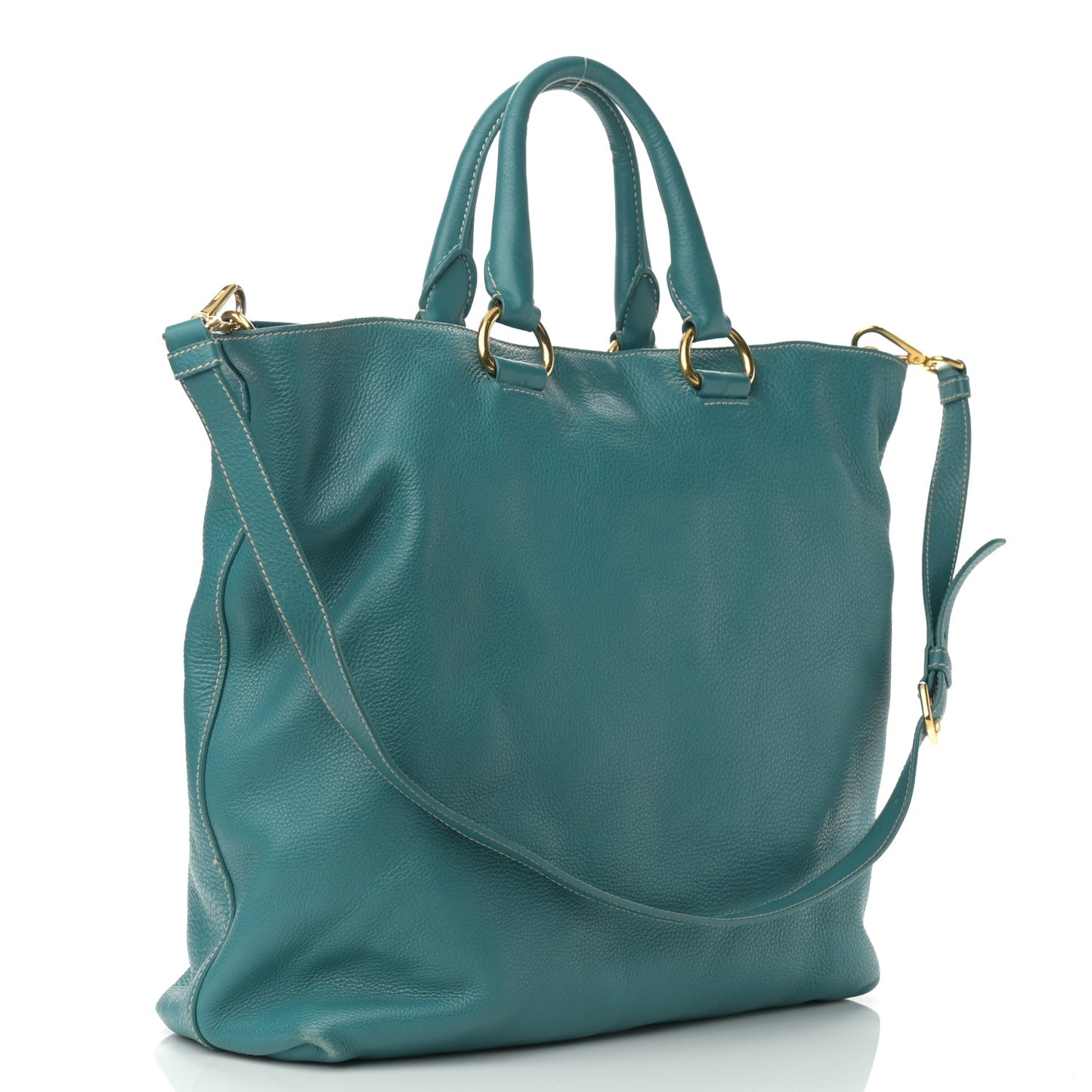 Vitello Daino Shopping Tote Voyage