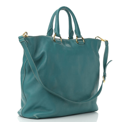 Prada Vitello Daino Shopping Tote Voyage 3 of 12
