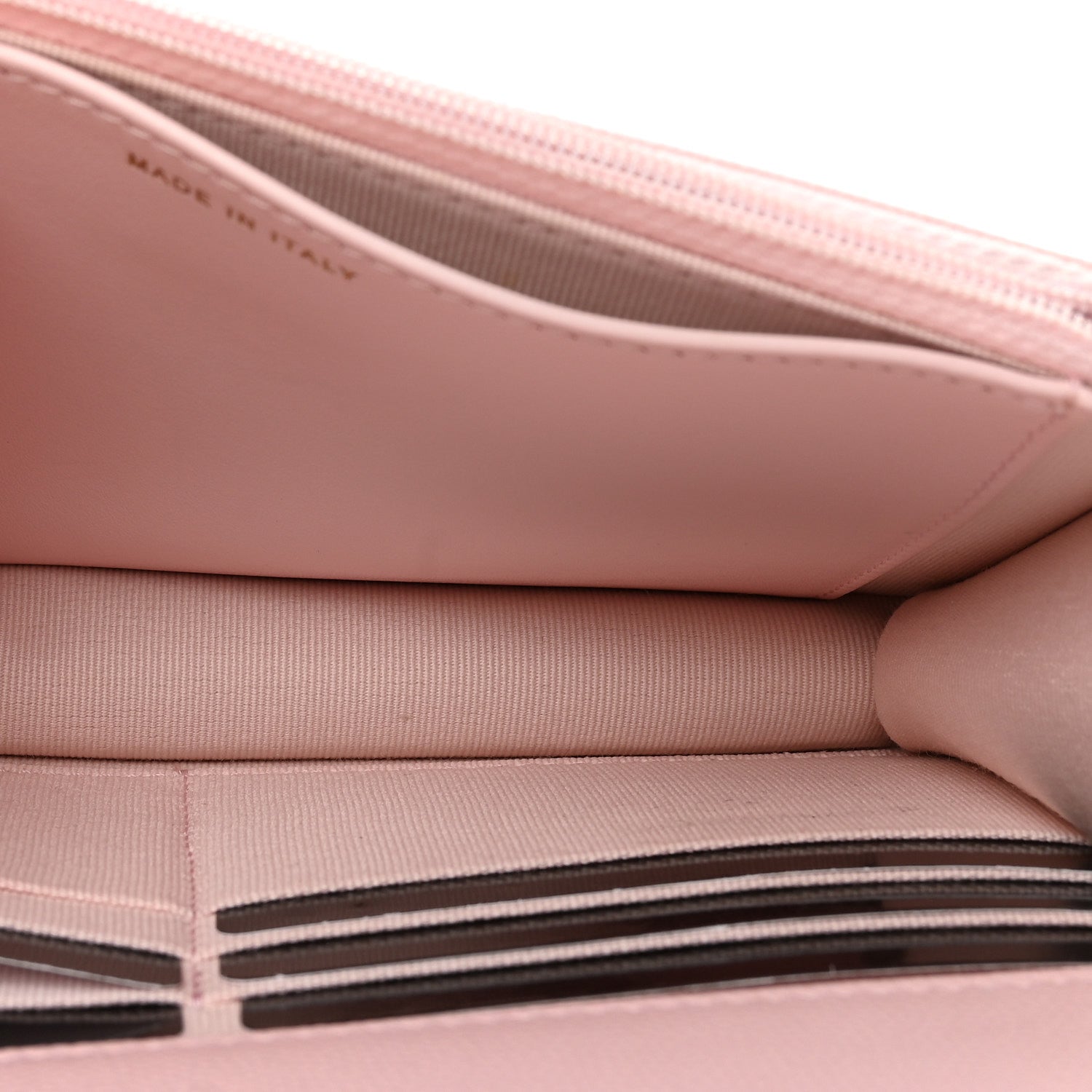 Chanel Caviar Quilted Crystal CC Wallet On Chain WOC Light Pink 5 of 12