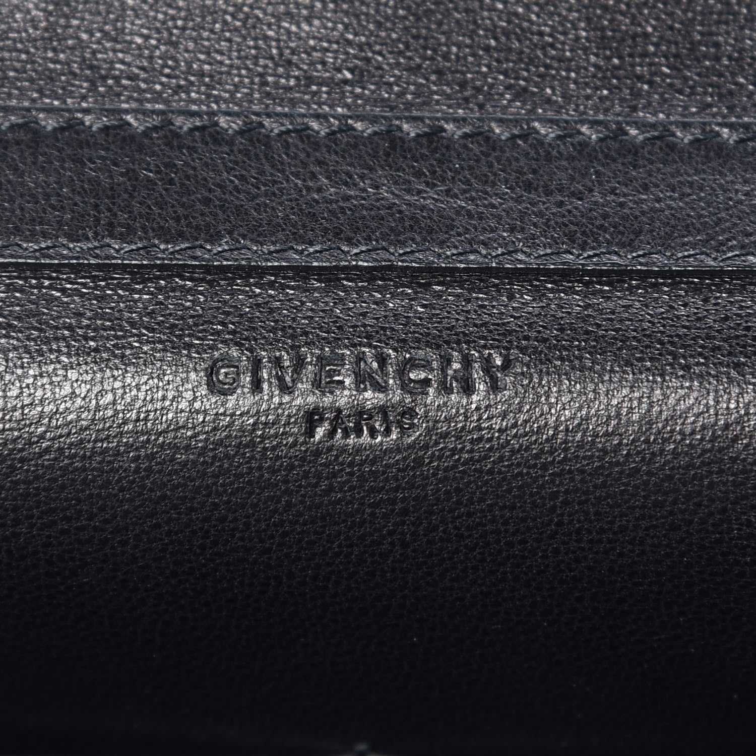 Givenchy Sugar Goatskin Pandora Chain Wallet Black 7 of 12
