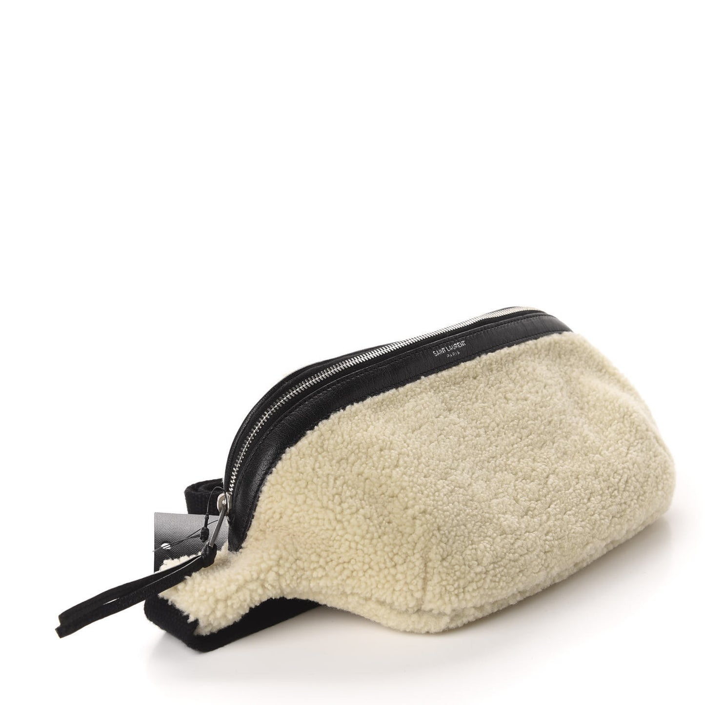 Shearling Belt Bag Beige