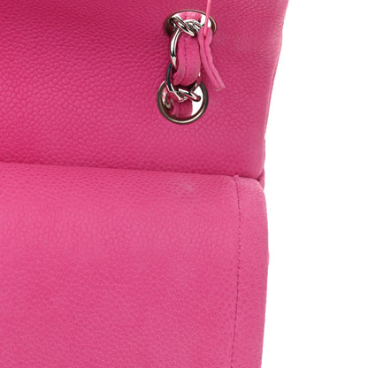 Chanel Iridescent Caviar Quilted Jumbo Double Flap Pink 14 of 14