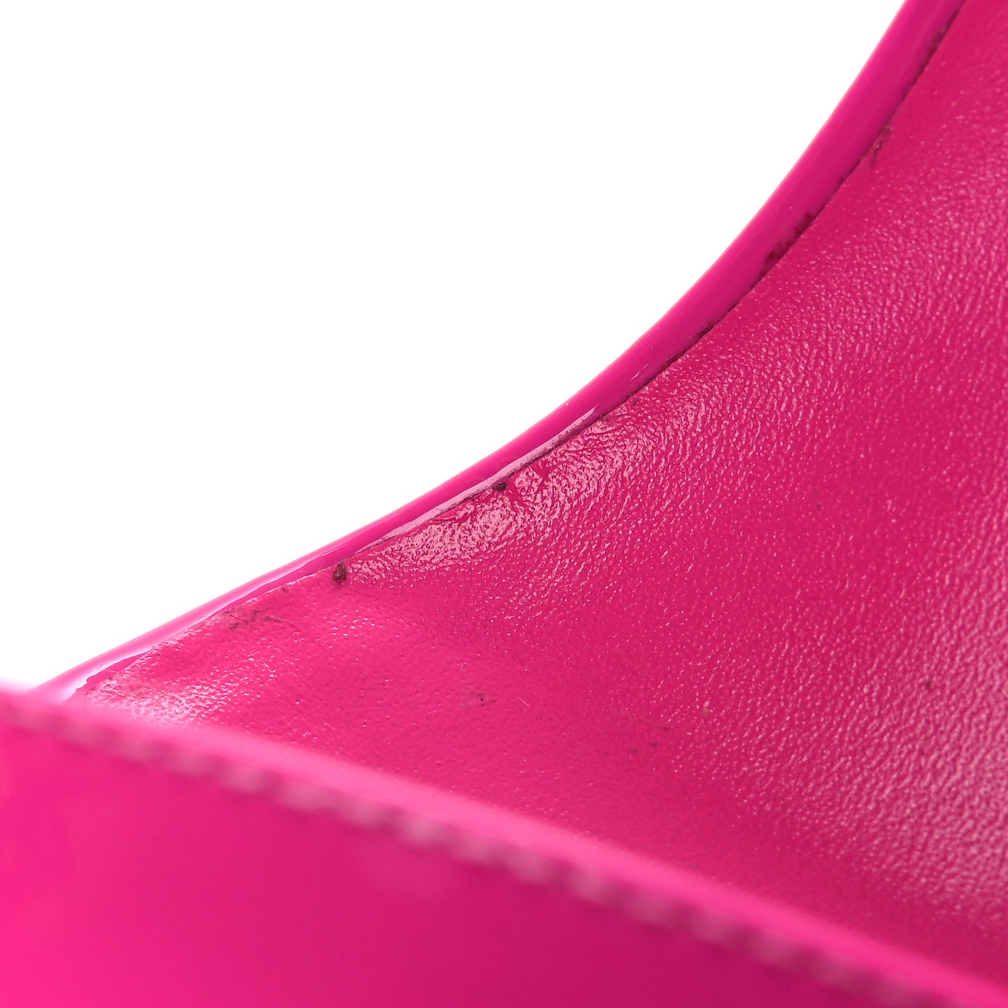 Patent Glossy Lipgloss Queen 100 Sandals 39.5 Fuchsia